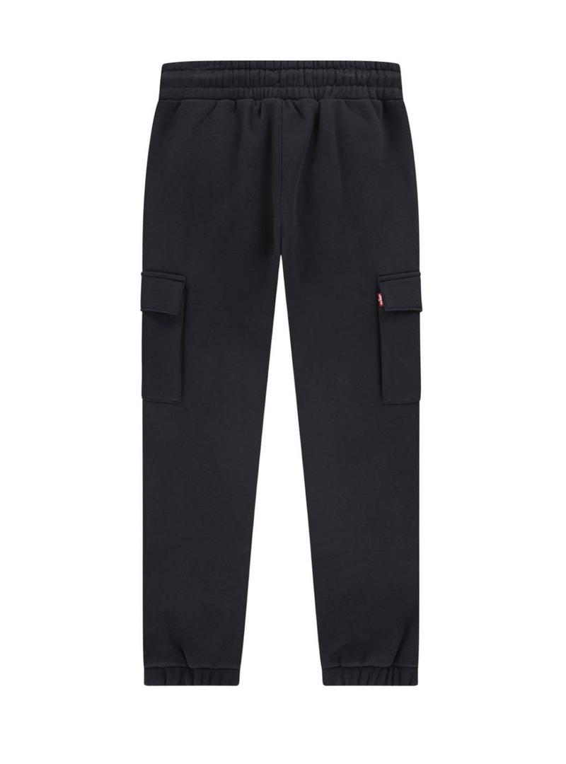 Jogger Levi's preto cargo para criança