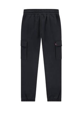 Jogger Levi's preto cargo para criança