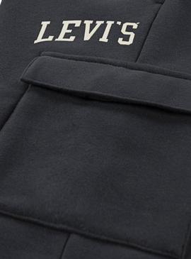Jogger Levi's preto cargo para criança