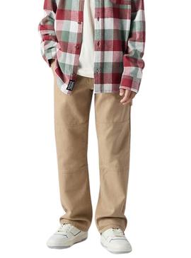 Calça Levis 555 Carpenter bege para criança