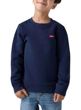 Moletom Levi's Mini Logo azul para crianças