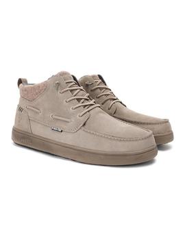 Botas Walkin Pitas Kent bege para homem