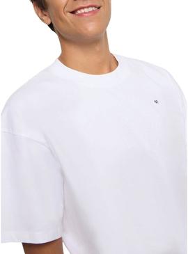 Camiseta Silbon Varsity club branca para homem.