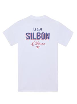 Camiseta Silbon Le Marais branca para homem