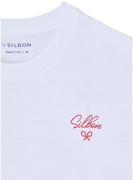 Camiseta Silbon Le Marais branca para homem