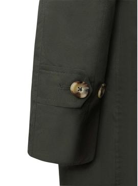 Trench coat verde Silbon para homem