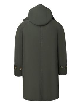 Trench coat verde Silbon para homem
