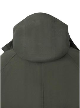 Trench coat verde Silbon para homem