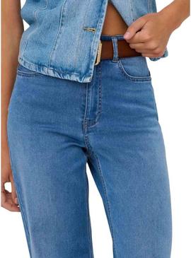 Calça jeans Only Madison Royal azul para mulher.