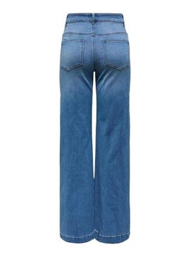 Calça jeans Only Madison Royal azul para mulher.