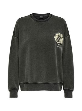 Moletom Only Sinna preto para mulher.