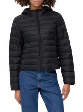 Casaco acolchoado Only Tahia preto para mulher