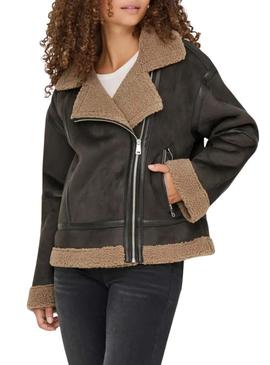 Jaqueta Only Onlkendra marrom para mulher