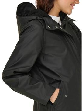 Capa de chuva preta Only Onlelisa para mulher