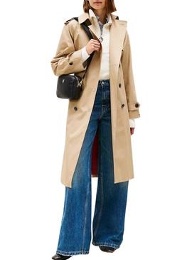 Bolsa Tommy Hilfiger Popette Soft preta para mulher