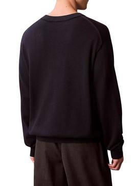 Camiseta Calvin Klein Ez Cotton azul marinho para homem.