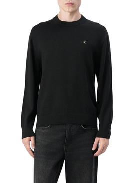 Camisola Calvin Klein Ez Cotton preta para homem