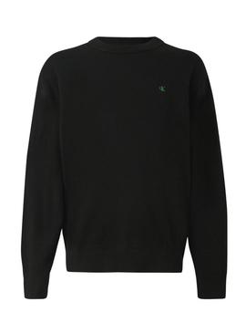 Camisola Calvin Klein Ez Cotton preta para homem