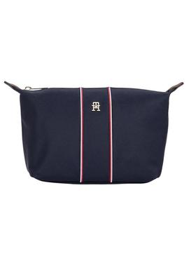 Necessaire Tommy Hilfiger Icon azul marinho para mulher.