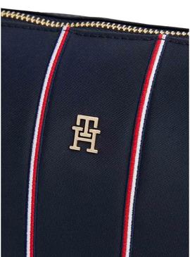 Necessaire Tommy Hilfiger Icon azul marinho para mulher.