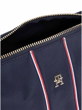 Necessaire Tommy Hilfiger Icon azul marinho para mulher.