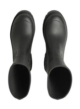 Botas Calvin Klein Mid Rainboot Rubber preto para mulher.