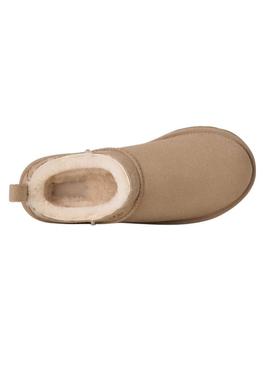 Botas UGG Classic Micro beige para mulher.