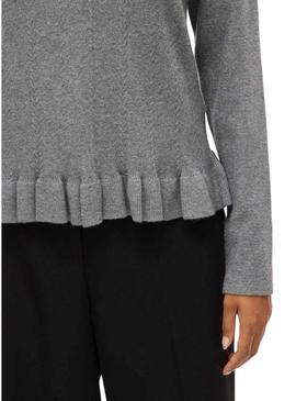 Camisola Vila Vinorthy cinza para mulher