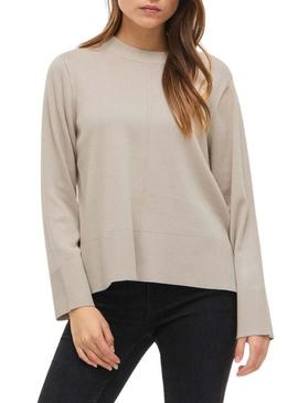 Camisola Vila Viostria bege para mulher