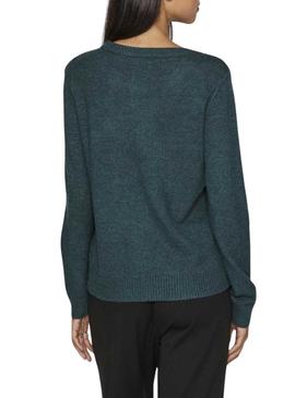 Camisola Vila Viril verde para mulher