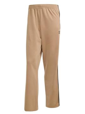 Calça Adidas Firebird caramelo para homem.