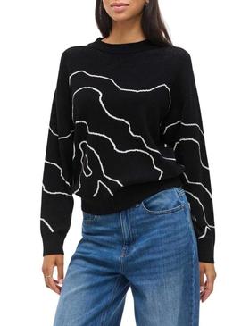 Camisola Vila Vitif preta para mulher