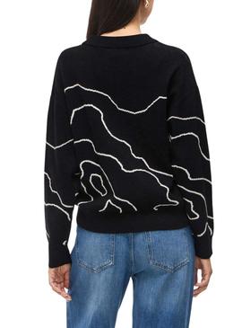 Camisola Vila Vitif preta para mulher