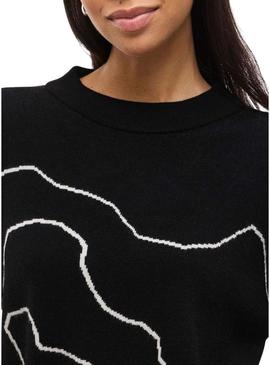 Camisola Vila Vitif preta para mulher