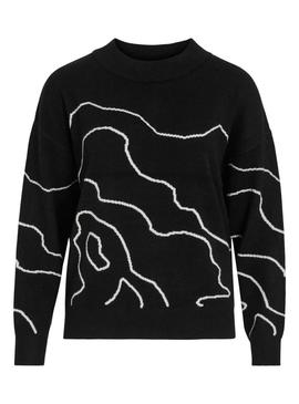 Camisola Vila Vitif preta para mulher