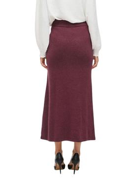 Saia Vila Viril granate para mulher.