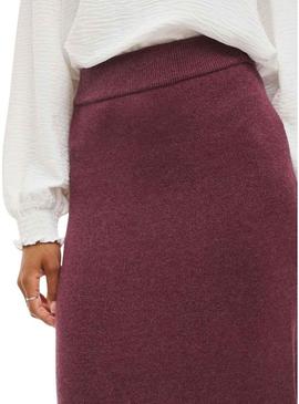 Saia Vila Viril granate para mulher.