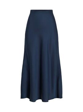 Saia azul da marca Vila Viellette para mulher.