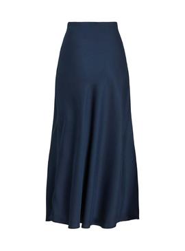 Saia azul da marca Vila Viellette para mulher.