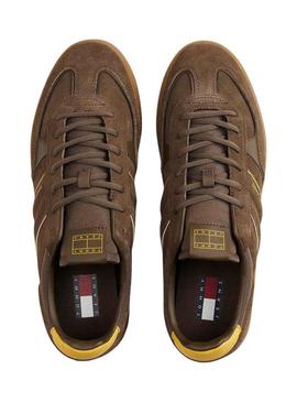 Sapatilhas Tommy Jeans The Greenwich castanhas para homem.