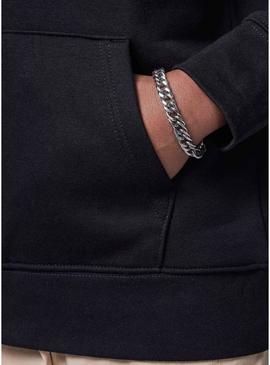 Moletom Jordan Brooklyn Fleece preto para criança.