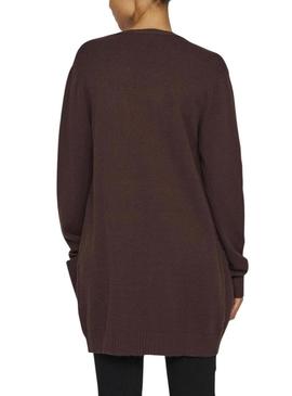 Casaco Vila Viril marrom para mulher