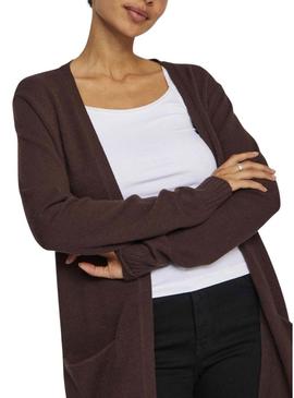 Casaco Vila Viril marrom para mulher