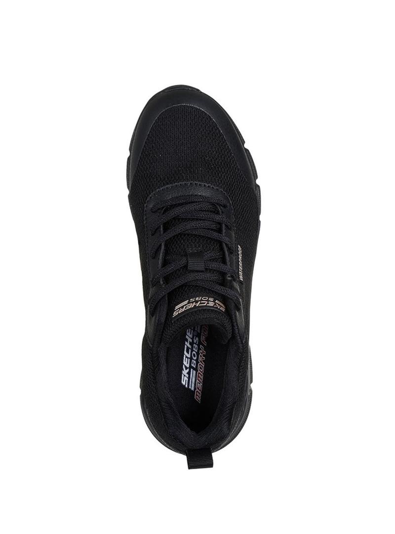 Sapatilhas Skechers Bobs Flex Waterproof preto para mulher