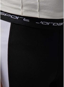 Leggings Jordan Dri-FIT Sport preto para menina.