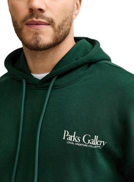 Moletom Only and Sons Park Gallery verde para homem.