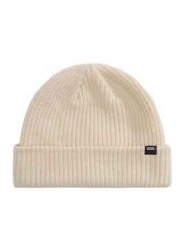 Touca Vans Basic Cuff bege para homem e mulher.