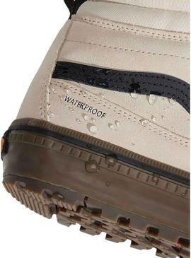 Tênis Vans Sk8-Hi Waterproof branco para homem.