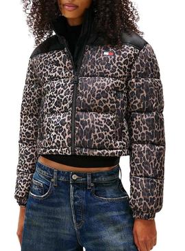 Jaqueta Tommy Jeans Leopard para mulher