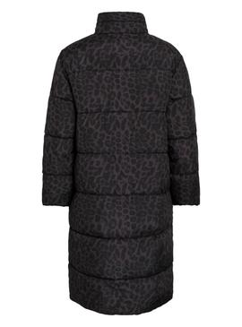 Casaco acolchoado Vila Vipuff animal print para mulher.